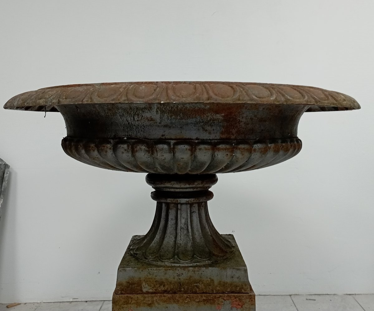 Grande vasque en fer de fonte du XIX ème siècle-photo-2
