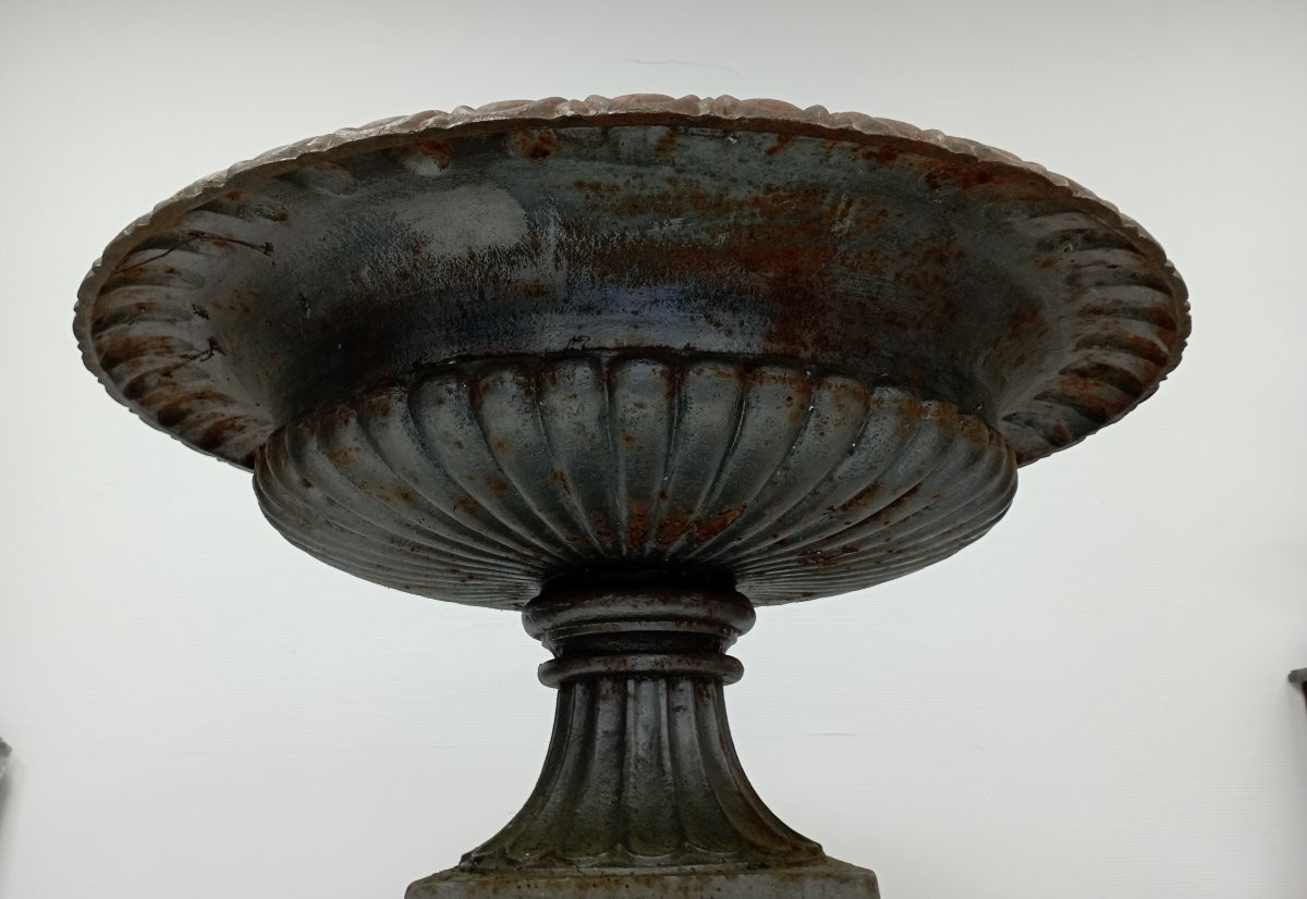 Grande vasque en fer de fonte du XIX ème siècle-photo-4