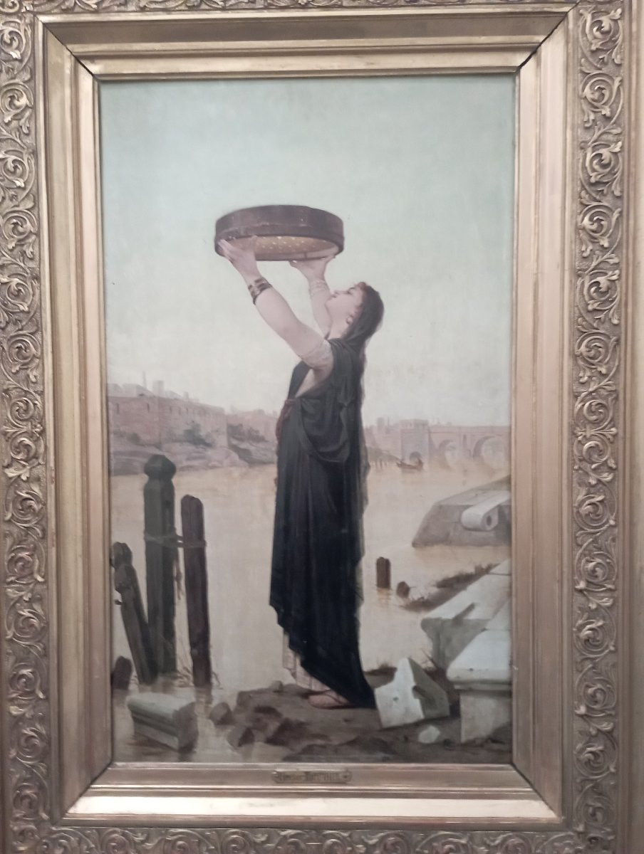 La Vestale Tuccia By Louis Hector Leroux-photo-3