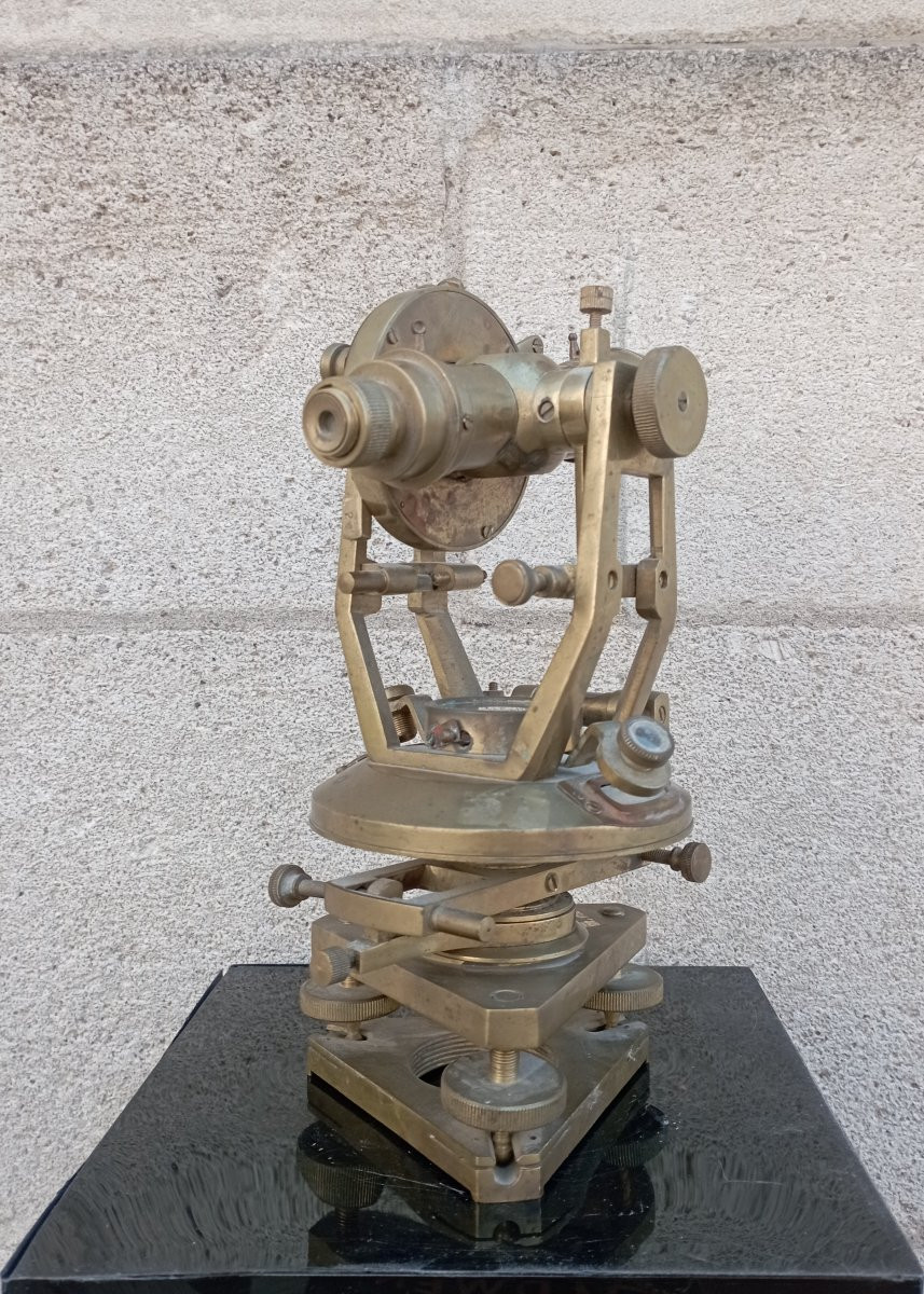 Antique Brass Theodolite-photo-2