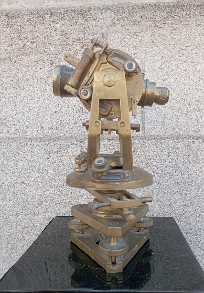Antique Brass Theodolite-photo-3