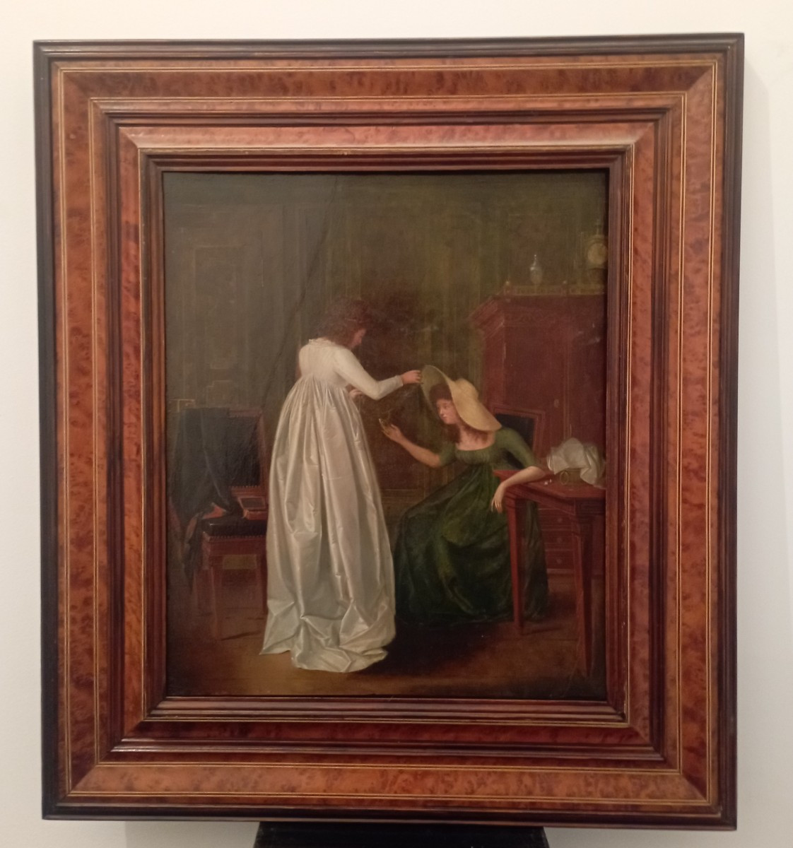 Huile sur panneau du XIX ème siècle