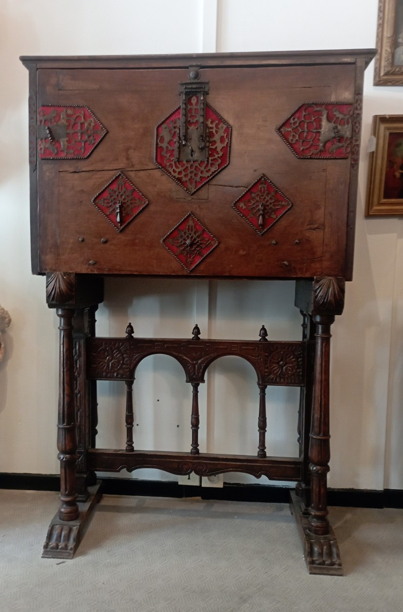 17th Century Spanish ''bargueño'' Writing Book