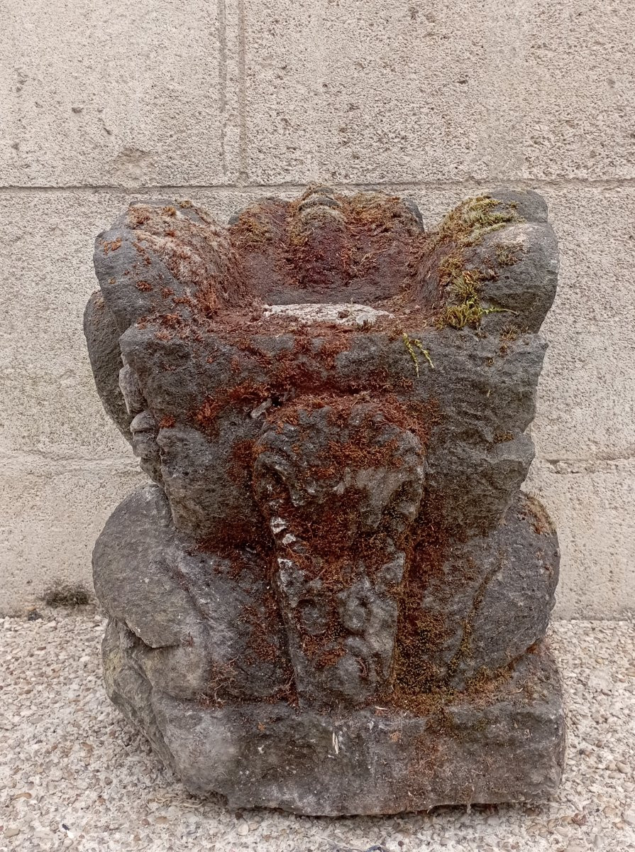 Statue de lion en pierre de Bali-photo-1
