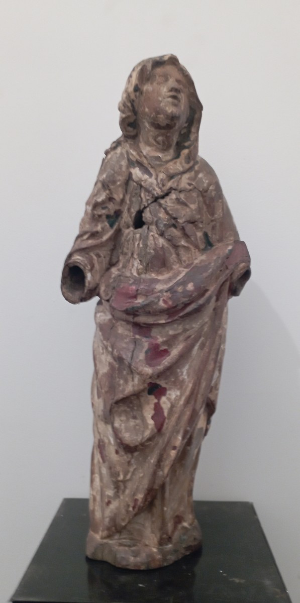 16th Century Wooden Virgin Mary