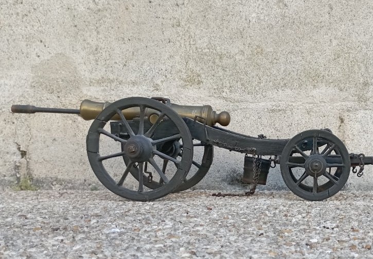 Gribeauval Cannon Miniature Masterwork Late 19th Century-photo-2