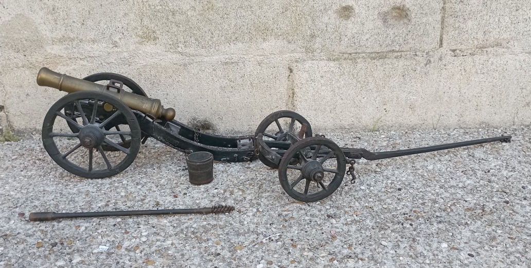 Gribeauval Cannon Miniature Masterwork Late 19th Century-photo-4
