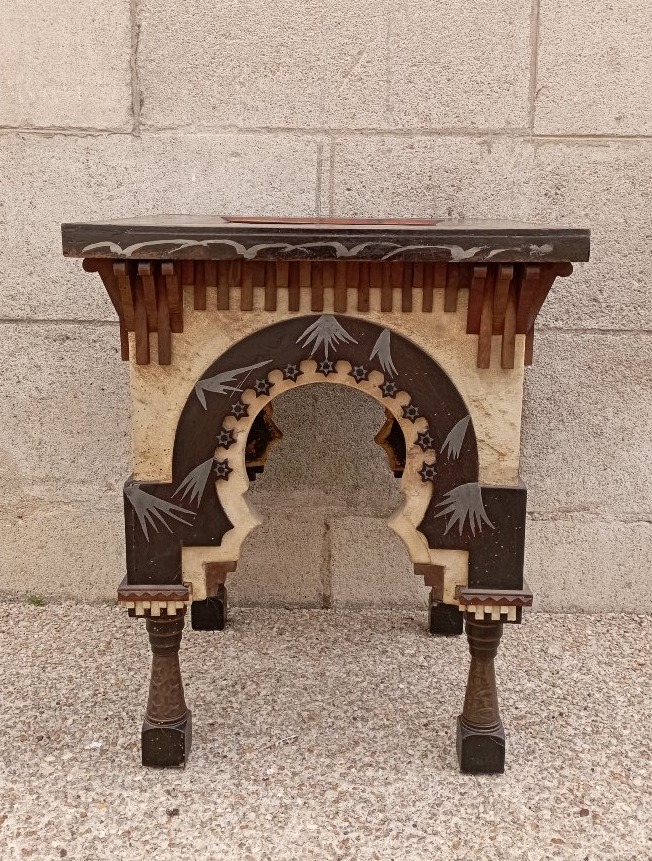 Table d'appoint originale Carlo Bugatti XIX ème siècle-photo-2