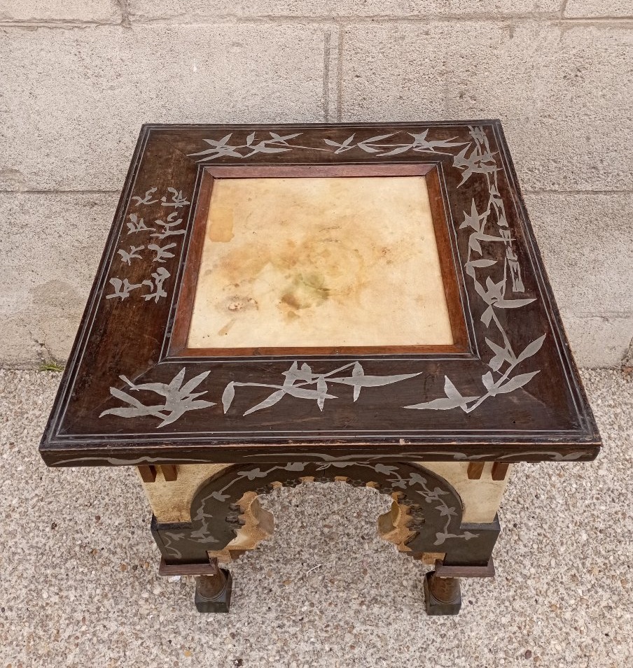 Table d'appoint originale Carlo Bugatti XIX ème siècle-photo-3