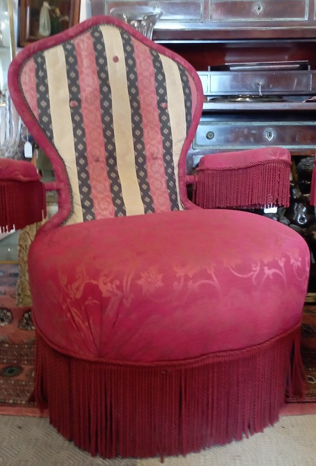 Pair Of Boudoir Armchairs By Jacques Garcia -photo-2