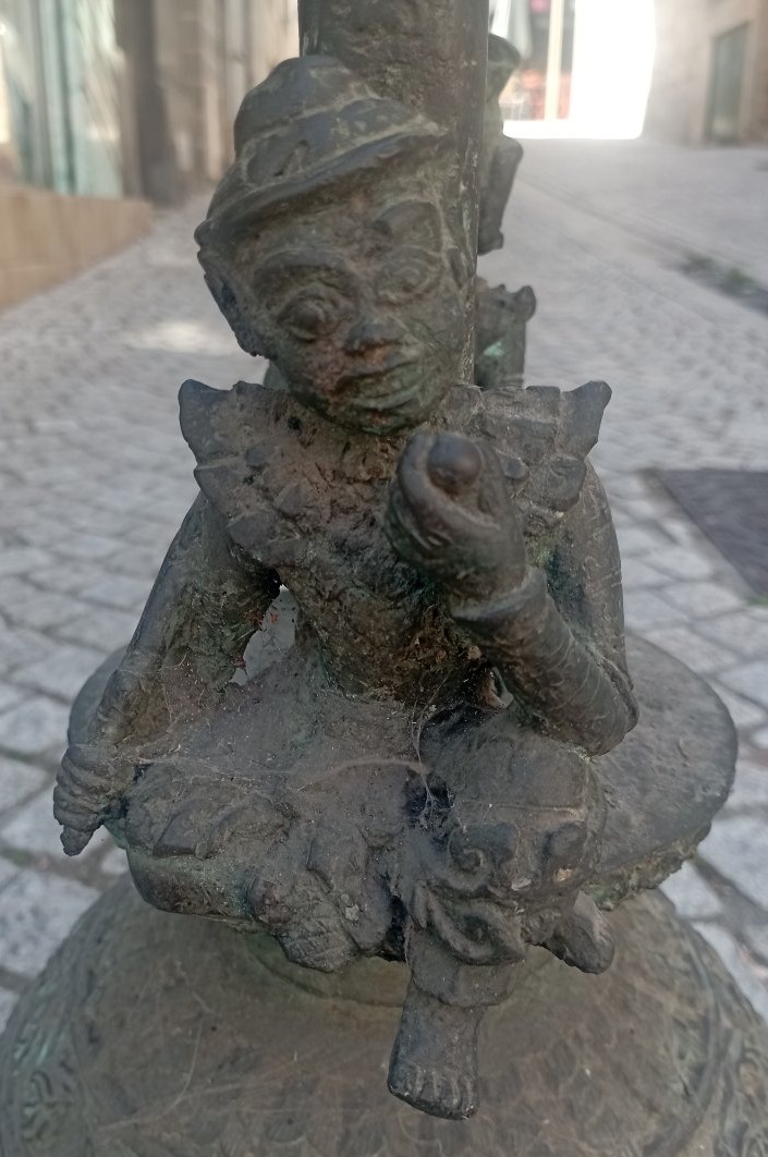 19th-century Bronze Temple Bell From Asia-photo-4