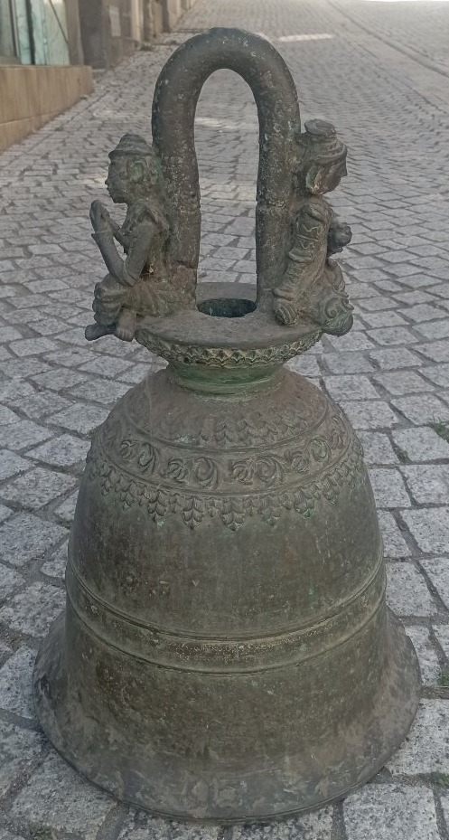 19th-century Bronze Temple Bell From Asia