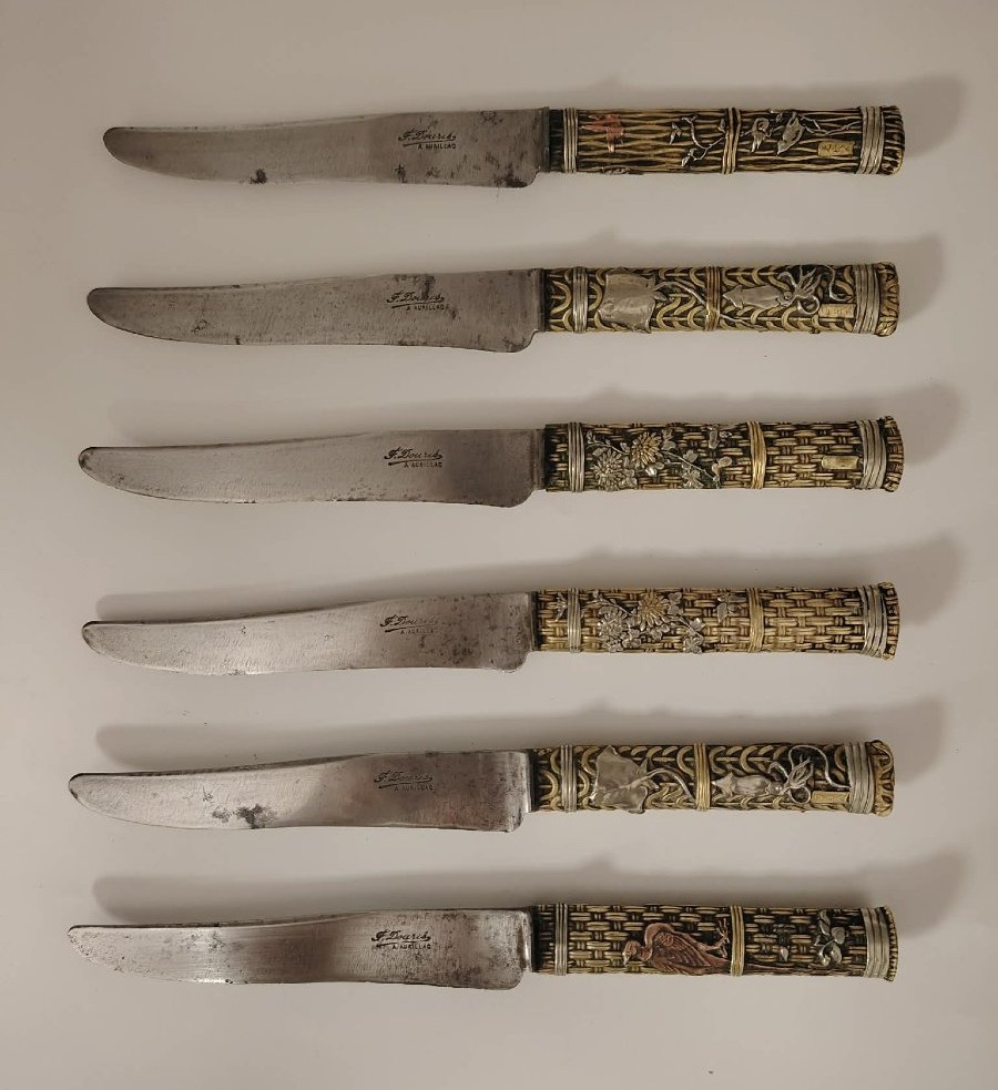 Six kozaka japonnais début 1900
