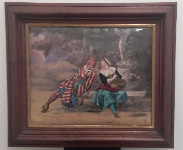 Enameled Copper Frame From Limoges