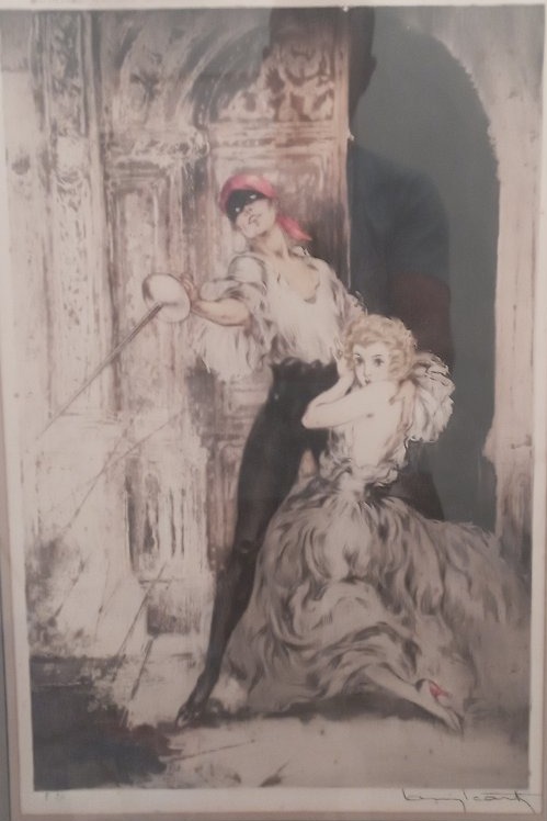 Lithographie ''Casanova'' par Louis Icart-photo-2