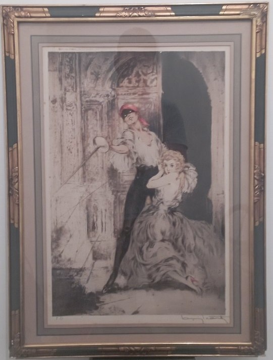 Lithographie ''Casanova'' par Louis Icart