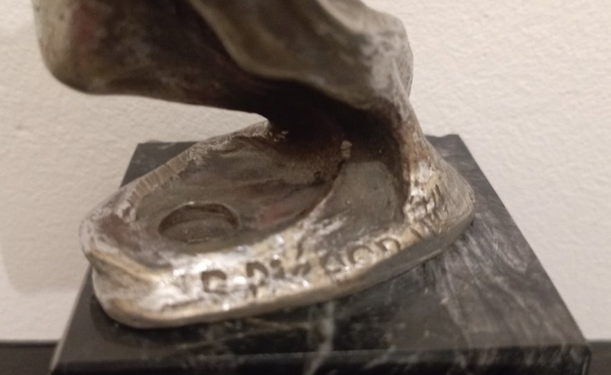 Mascotte automobile en bronze par Boleslaw Biegas-photo-2