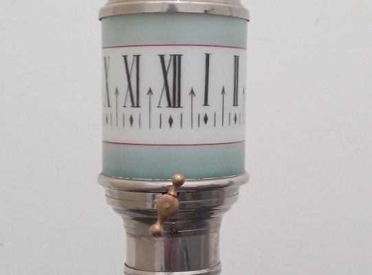 Lampe horloge de chambre du XIX ème siècle-photo-3