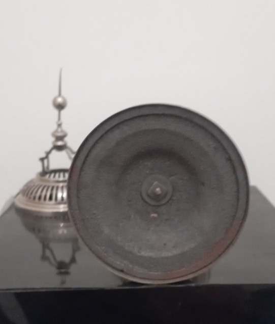 Lampe horloge de chambre du XIX ème siècle-photo-2