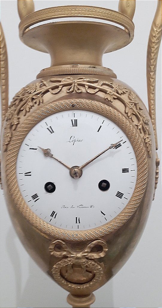 Empire-style Amphora Clock Signed By Lépine-photo-2
