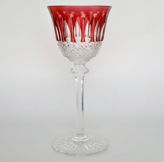 Service de six verres Tommy St Louis Roemer en cristal multicolore-photo-2