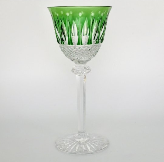 Service de six verres Tommy St Louis Roemer en cristal multicolore-photo-3