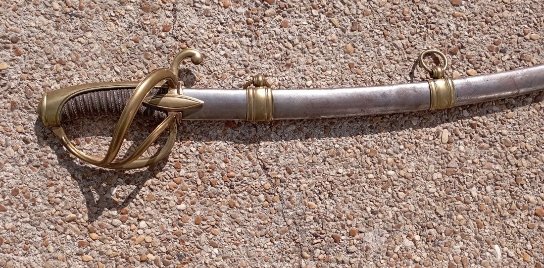 Sabre d'officier de cavalerie légère Premier Empire-photo-4