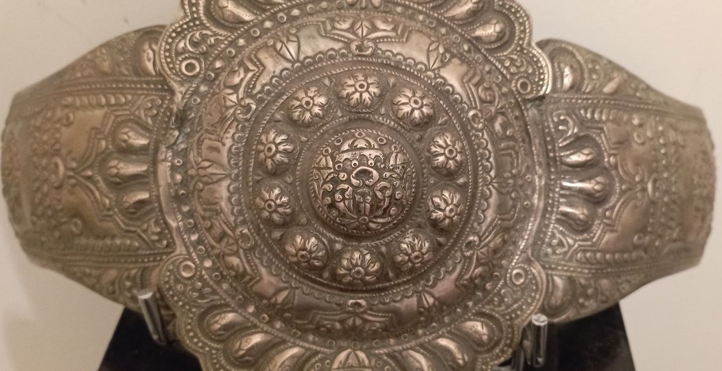 Plaque de boucle de ceinture Empire Ottoman XIX ème siècle-photo-2