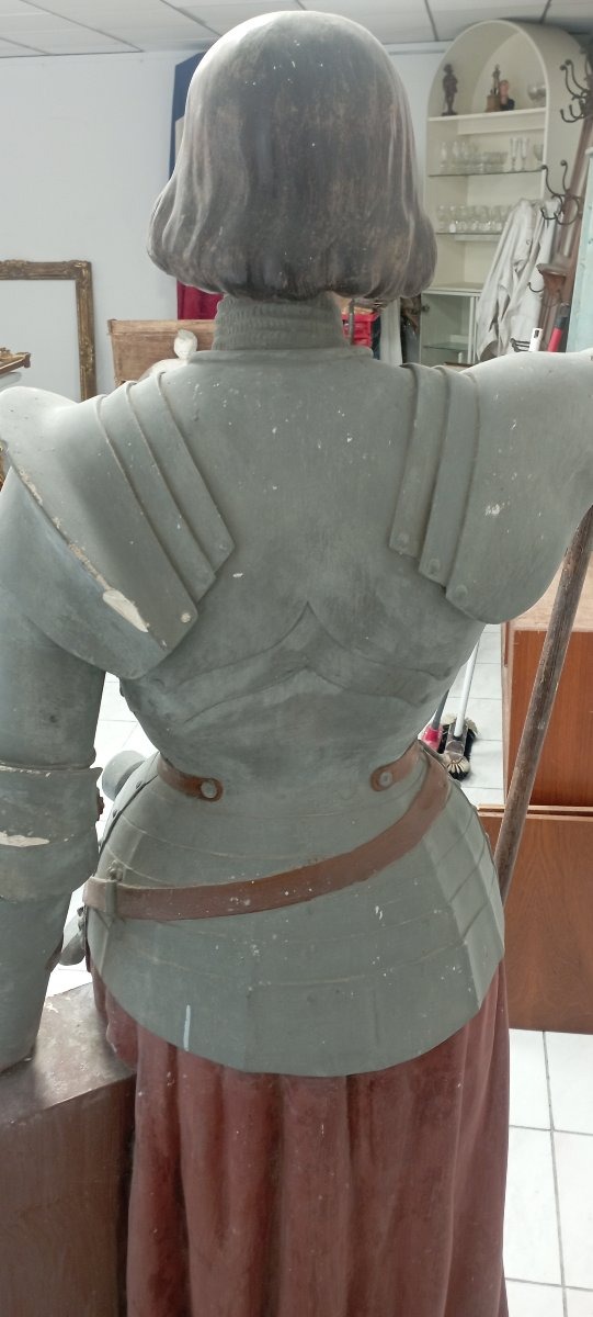 Jeanne D'Arc taille réelle du XIX ème siècle-photo-3