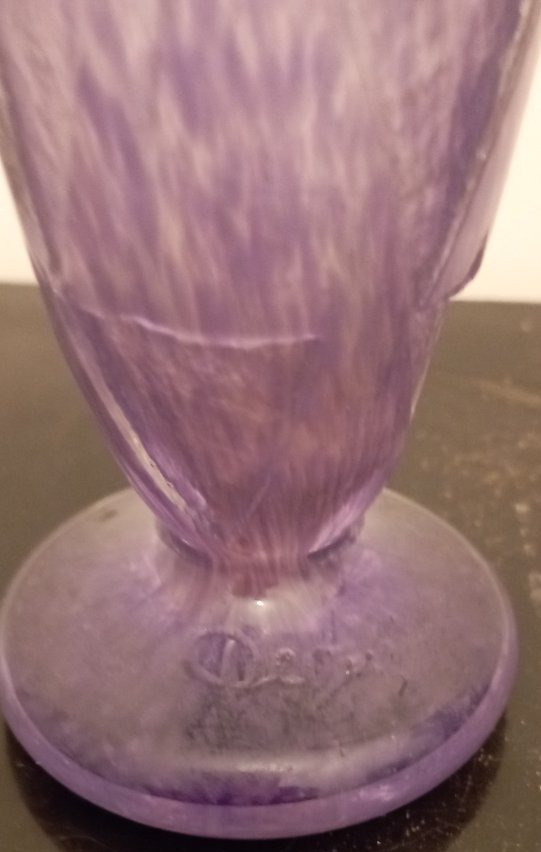 Vase Degué Art Déco-photo-3