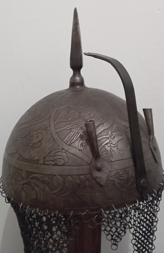 Archer's Helmet (kulah Khud) And Arm Guard, Ottoman Empire, 19th Century-photo-3