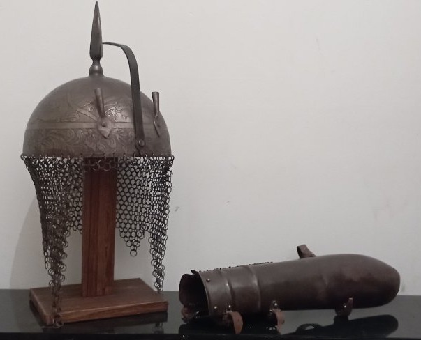 Archer's Helmet (kulah Khud) And Arm Guard, Ottoman Empire, 19th Century-photo-2
