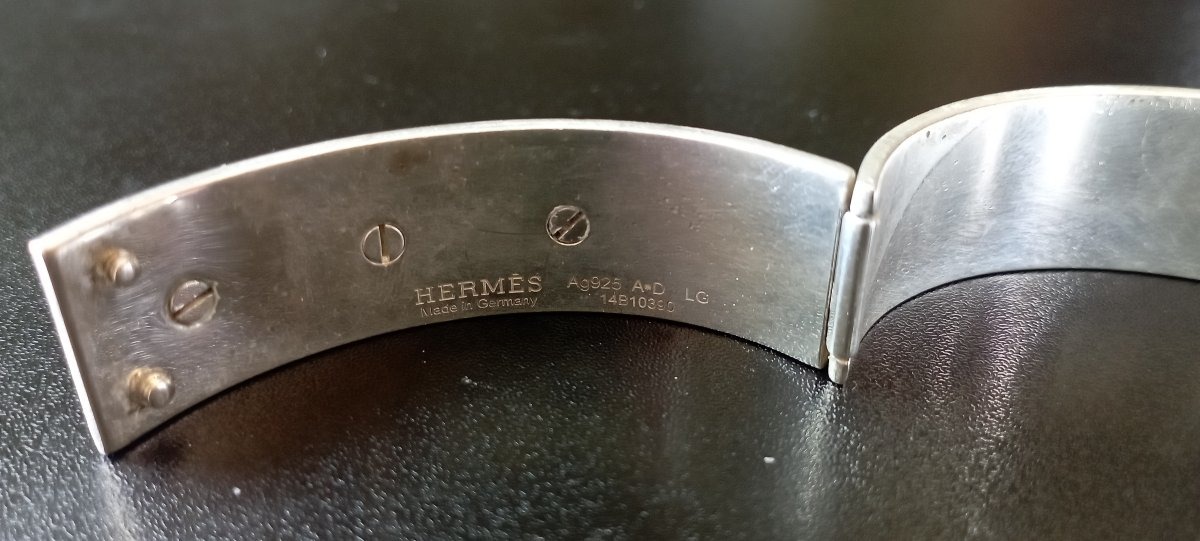 Hermès Bracelet In 925 Sterling Silver-photo-3