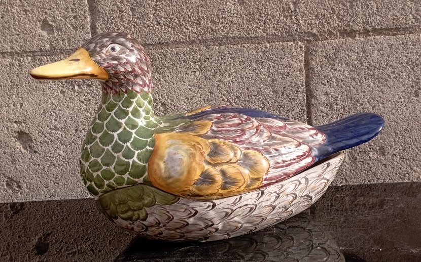 19th-century Ceramic Mallard Duck Terrines-photo-3