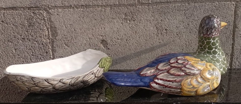 19th-century Ceramic Mallard Duck Terrines-photo-4