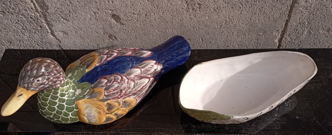 19th-century Ceramic Mallard Duck Terrines-photo-3