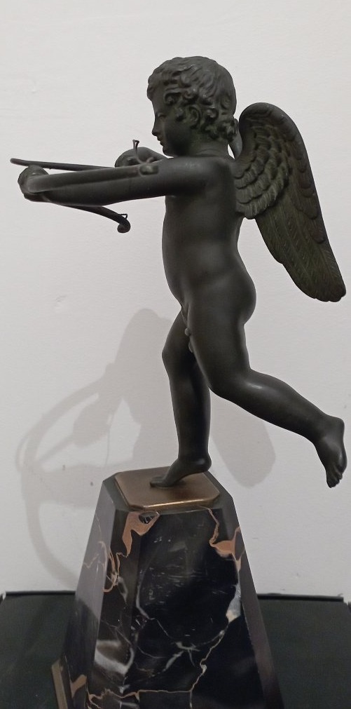 Bronze Sculpture "cupid" -photo-4