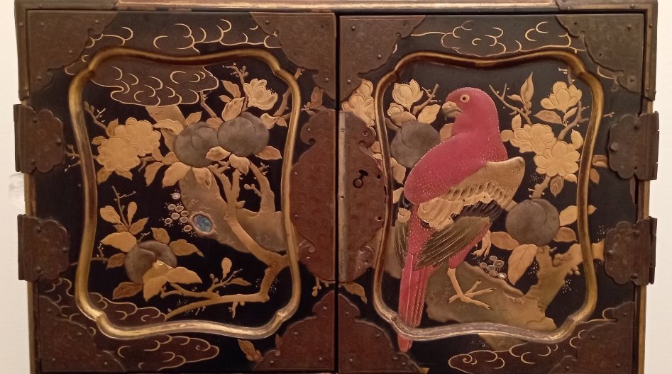Japanese Lacquer Cabinet, Late 19th Century, Meiji Period-photo-2