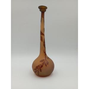 Gallé Trumpet Vase