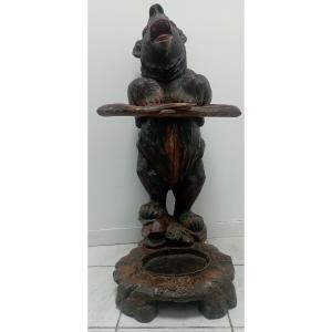 Porte-parapluie ours travail de la foret noire époque XIX ème siècle