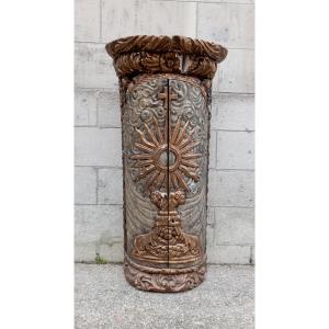 Tabernacle en bois doré du XVIII ème siècle