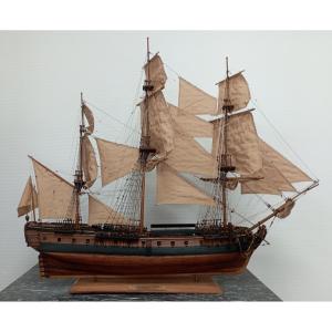 Model Of The Frigate "l'hermione"
