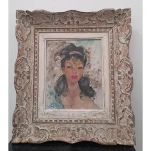 Portrait Of A Woman By J. Marys