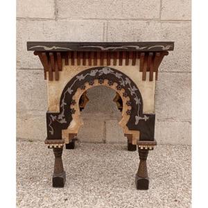 Original Carlo Bugatti Side Table, 19th Century