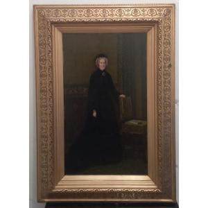 Oil On Panel, 19th-century Woman