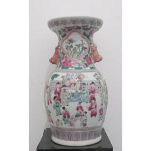 Canton Porcelain Vase