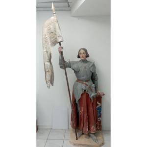 Jeanne D'Arc taille réelle du XIX ème siècle