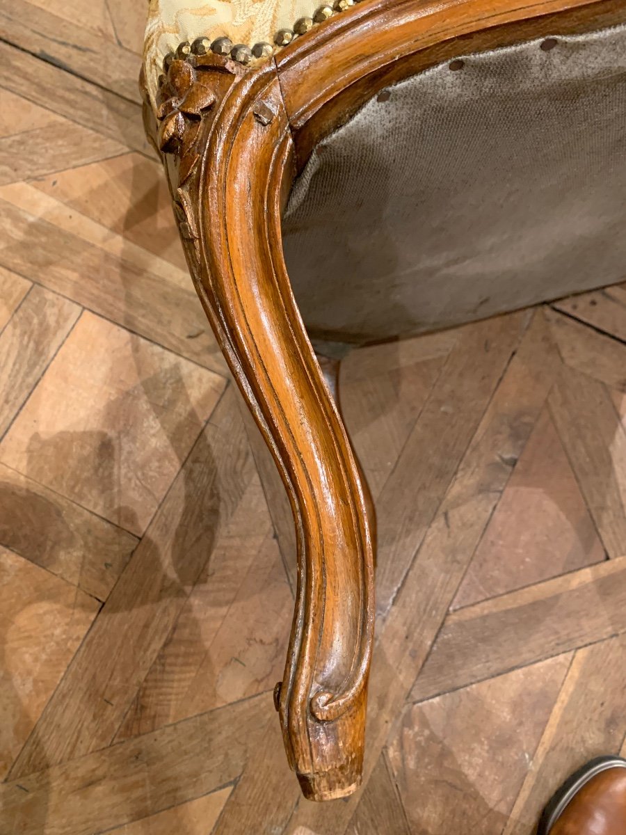 Armchair à La Reine, Louis XV Period-photo-3