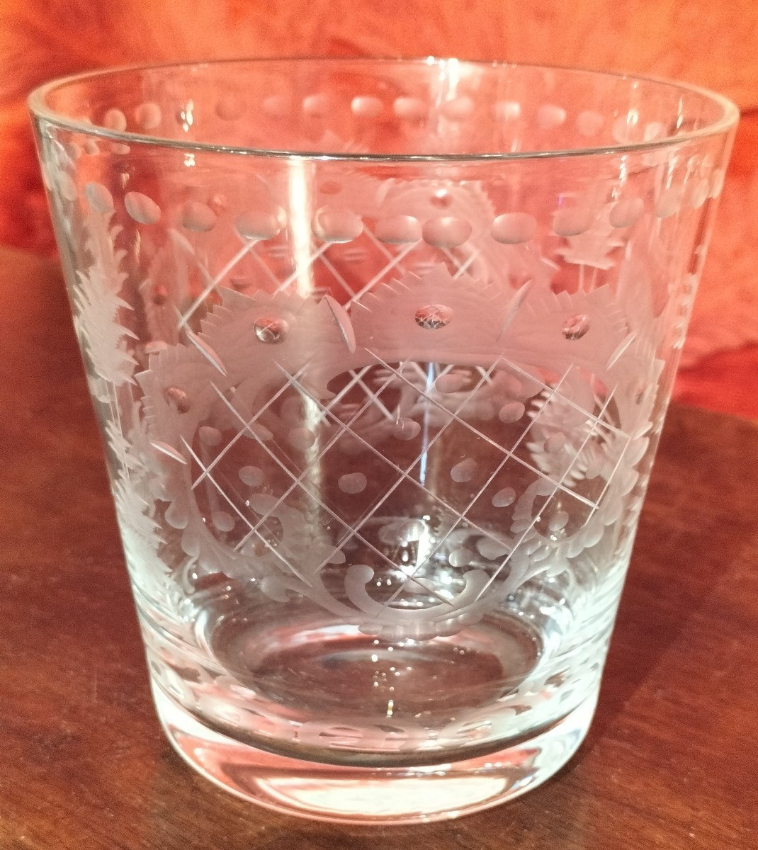 Cut Glass Goblet Or Small Vase, 18th Century