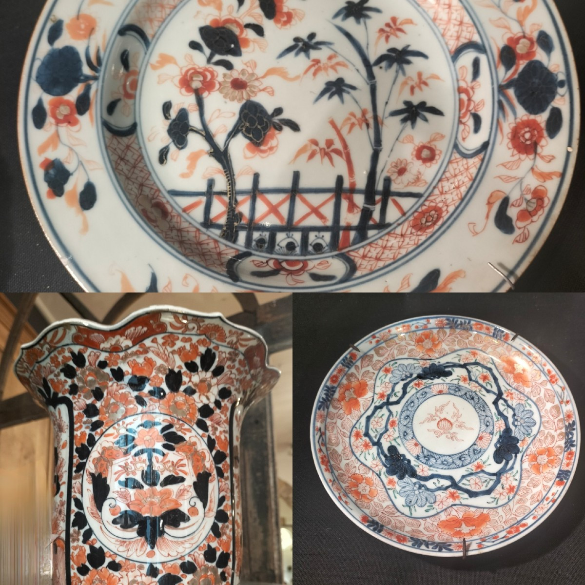 Assiette Imari époque XVIIIe-photo-1